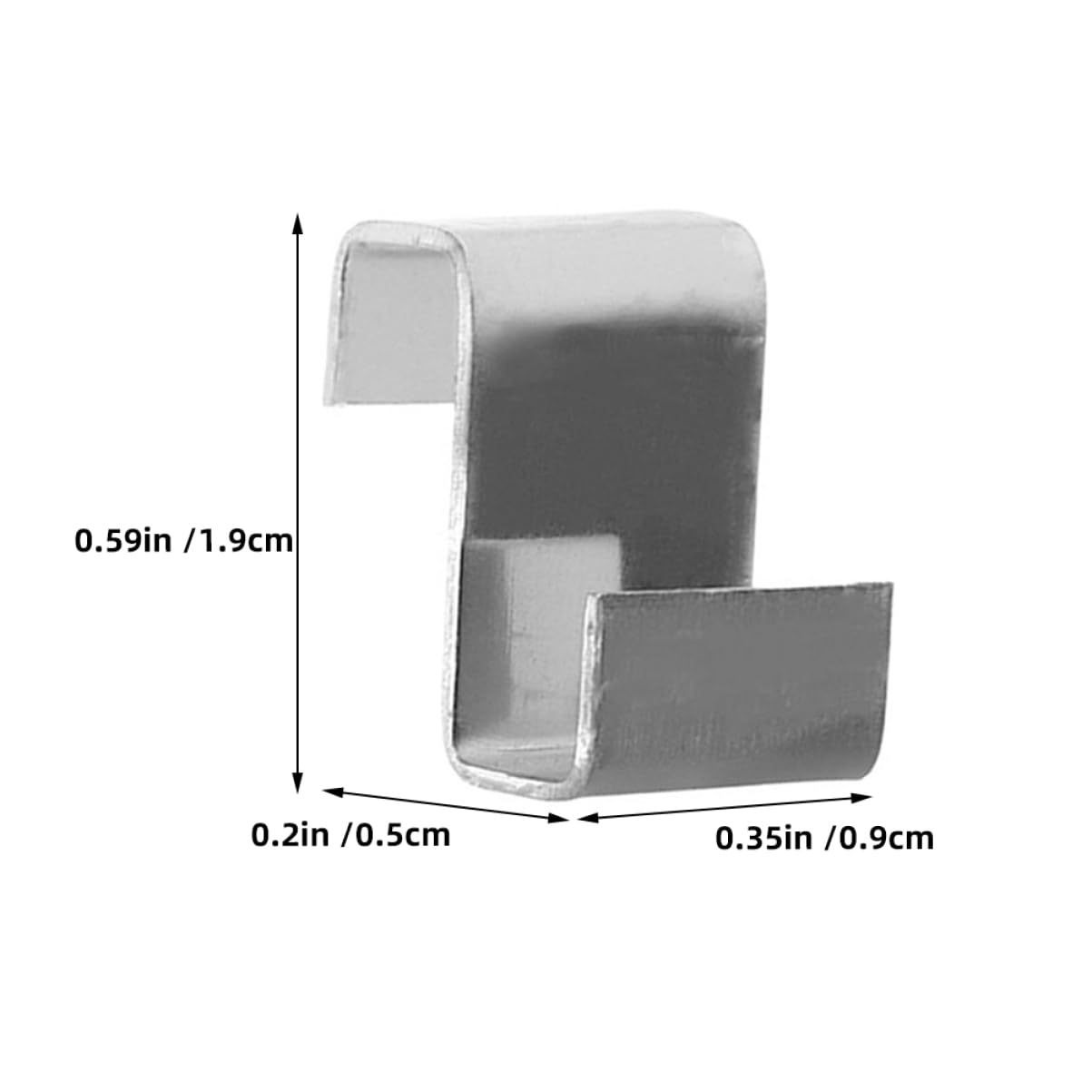 SUPVOX 50Pcs Stainless Steel Z Clips for Greenhouse Glass Panels Durable Fixing Clips for Secure Greenhouse Windows Easy Installation Performance for Greenhouse