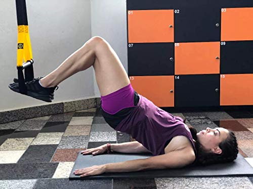 Fita De Treinamento Suspenso Suspensão funcional pilates kit (VERDE MILITAR)