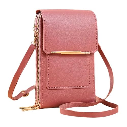 Sac à main pour téléphone portable tactile en cuir avec bandoulière réglable pratique
