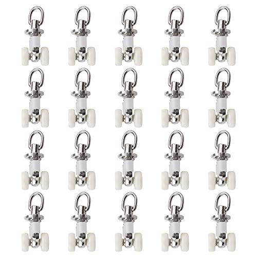 カーテンランナー アルミ合金 軽量 頑丈 20ピース