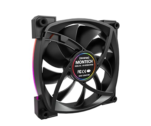 Ventilador invertido RX 120 ARGB Montech para disfrutar de juegos nocturnos sin ruidos en casa 4