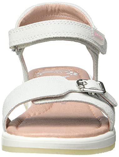 Garvalín 212412-B, Sandali Bambina, Bianco