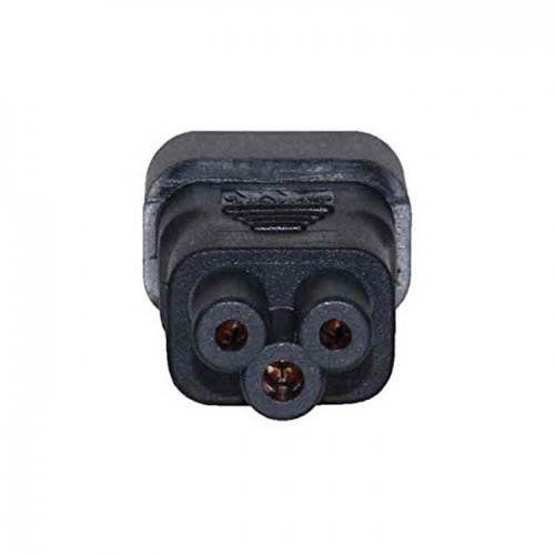 Iec Male (C14) To Clover Leaf Female (C5) Power Adapter 10A Plug/Socket C5/C14 #TOP4