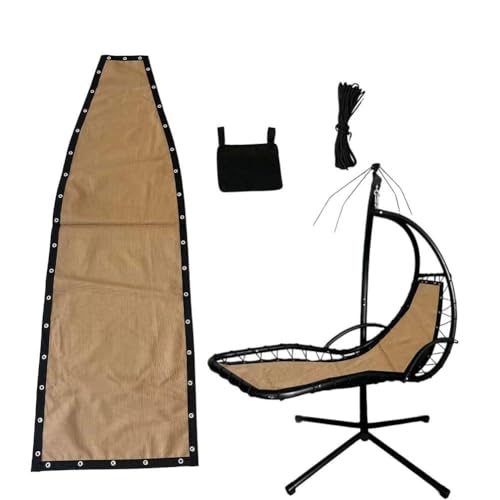 Gettimore 64 x 197 x 23 cm, tela de textileno, color caqui, para uso en interiores y exteriores