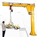 Configurable Industrial Jib Crane Solution, Capacity Options from 1 to 10 Tons, Self-Supported Floor Column Crane with Electric Hoisting, 360° Swing for Production and Warehouse Operations
