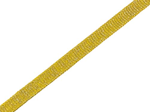 Albstoffe 1 m Flat and Hoody Cord Me Glow Mustard Gold 12 mm