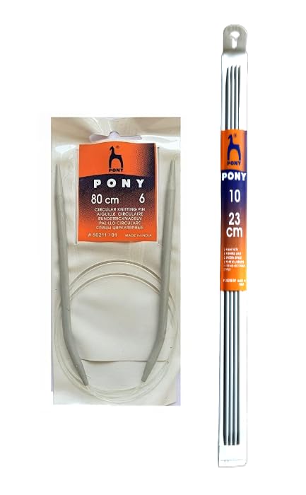 GINROO Aluminium Circular Knitting Pin 80cm (No.-6),Neck Needles (Set of 4)-image-8