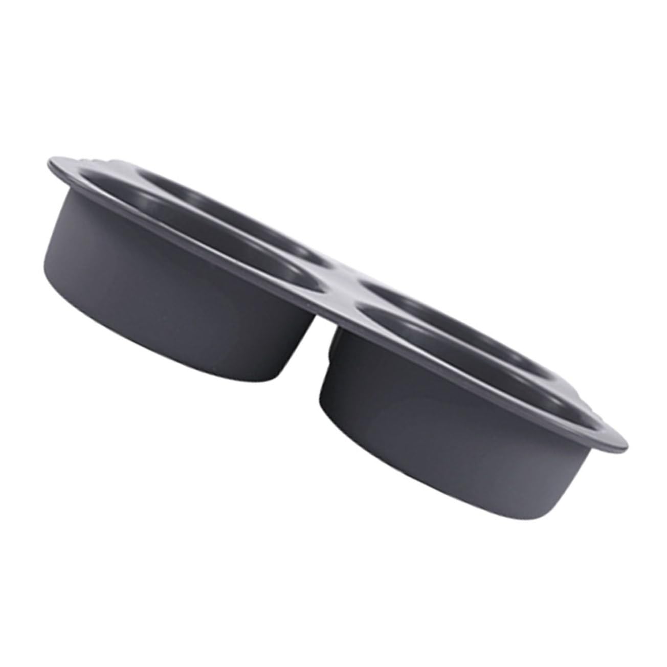 ABOOFAN Silicone Hamburger Bun Compartment Non Stick Bakeware for Artisan Buns Egg Tarts Desserts Heat Breakfasts