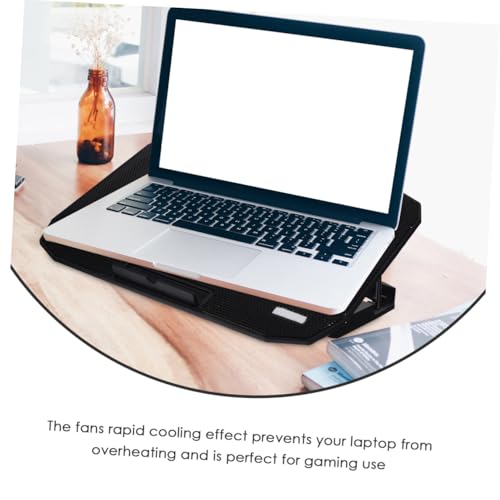 Base refrigerante USB para portátil con pantalla LCD miniatura 7