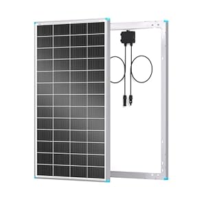 Renogy Solar Panels 200 Watt N-Type, 24 Volt 200W Solar Panel 16BB 25% High-Efficiency Solar Cell, 24V PV Module Power Charger for Class B Van RV Marine Cabin Roof Home Farm