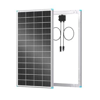 Renogy Solar Panel 200W, 12 V Monocrystalline Solar Panel PV Panel Off Grid Solar Power for Motorhome, Shed, Campervan Caravan and Boat Compact Design
