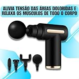 Kaxilu Massageador Elétrico Portátil - Massagem Miofascial com Vibração e Rolamento - Alívio da Dor e Terapia Muscular glide