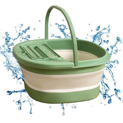 Seau de massage de bain pliable pour éliminer la fatigue et le stress des pieds