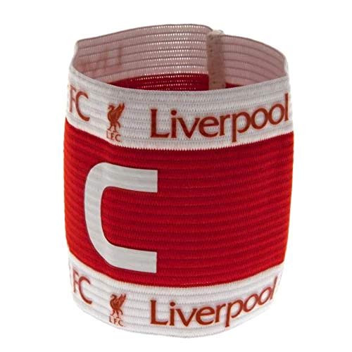 Brazalete de capitan Liverpool FC ajustable para futbolistas y ligas de equipos