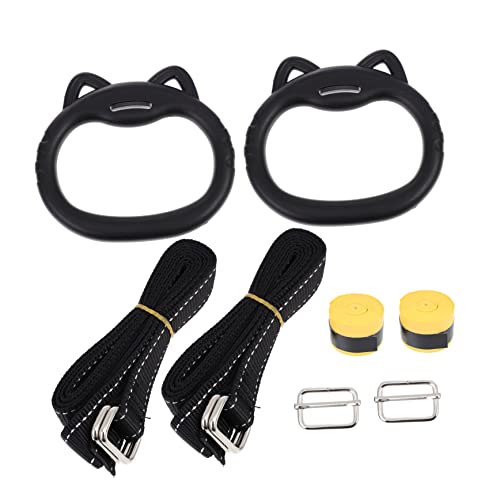 Anillas de gimnasia para fitness con correas y agarres