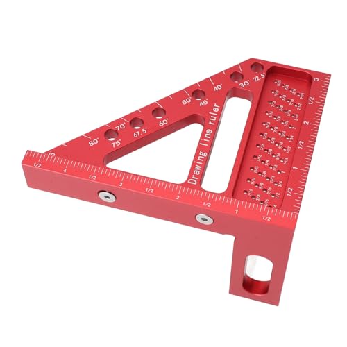 Escuadra Medidora de Ángulos de Aleación de Aluminio AYNEFY miniatura 2
