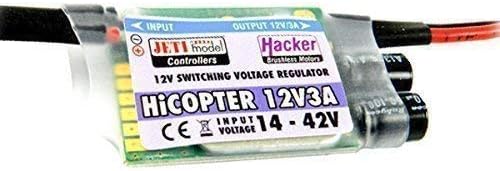 HACKER Jetimodel Hicopter Bec 12V8A Voltage Multicopter Jetimodel 19711210 820406 19711210 820406