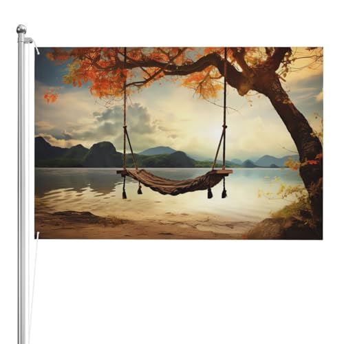 Drapeau automne 122 x 183 cm double face pour sublimer votre arbre