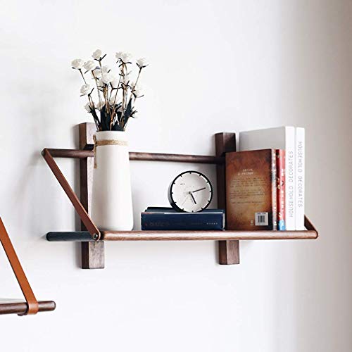 Support mural en bois massif pour optimiser un petit bureau