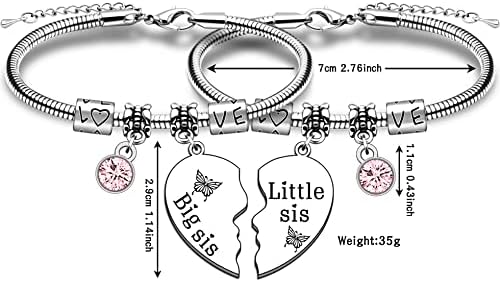 TTOVEN Sister Gifts Sister Birthday Gifts Sister Bracelet From Sister