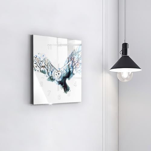 Horloge carrée Wallfluent moderne avec mécanisme de qualité supérieure - 4