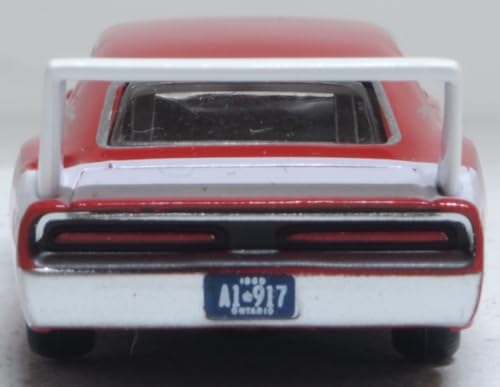 Oxford 1/87 Dodge Charger Daytona 1969 Rojo miniatura 6