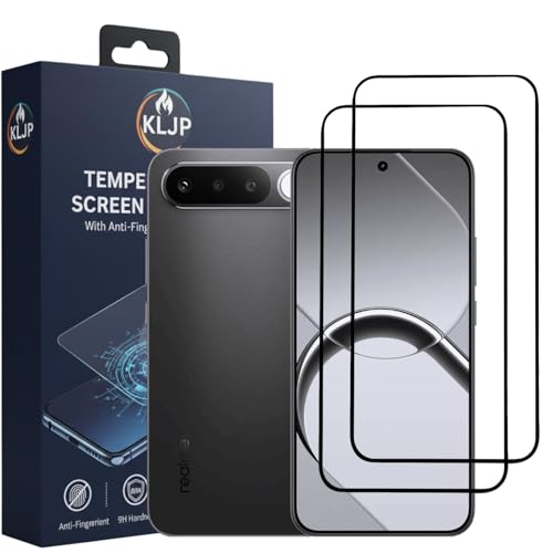 Image of Gorilla Tempered Glass For Realme 16 5G With Installation Kit | Edge to Edge Coverage | Black (Pack Of 2)