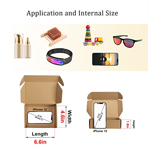 Trwcrt Shipping Boxes 7X5X2 Set Of 20, Corrugated Cardboard Box For Packing Small Business, Brown #TOP2