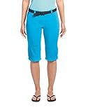Bequemer Bund mit Gürtel Maier Sports Damen Kluane Caprihose, blau (Hawaiian ocean), 40