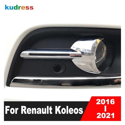 Embellecedor de luz antiniebla para Koleos 2016-2021 párpados de diseño premium 5