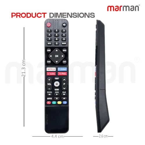 Image of marman Compatible with Lloyd Android Tv Remote for Smart 4K LCD LED UHD Full HD OLED TV Without Google Assistant Streaming with Apps - Make Sure Existing Controller Replicate As Similar Model