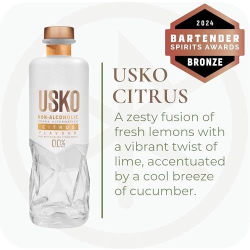 image for Think Distributors USKO Citrus Non Alcoholic Vodka, Award Winning 0.0%