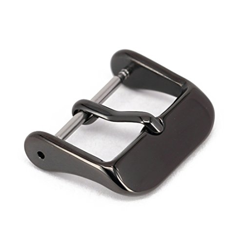 Wellfit 2 Pack Watch Straps Bands Buckle Replacement, Watch Band Clasp, Choice of Color and Size, Vacuum PVD Finish