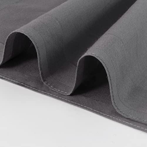Image of HOULIFE Men's Cotton Handkerchiefs, Solid Color 60S Soft Cotton Hankies for Men Women 6 /12PCS 15.7 inchx15.7 inch