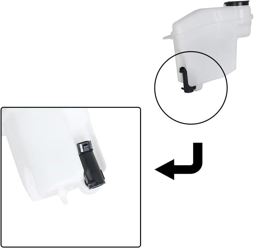 Genuine For Prizm Corolla 1998-2002 Plastic Windshield Washer Fluid Reservoir L4 Genuine OEM Replacement