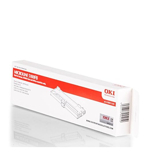 OKI 43821103 Nylonband schwarz, Inhalt 2.000.000 Zeichen für Microline 5100 FB/ML 5100 FB