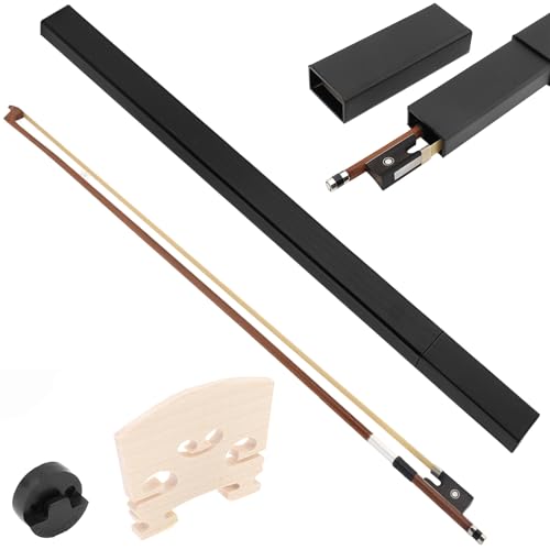 Brazilwood Ebony 4/4 Violin Bow with Case