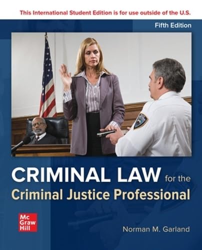 ISE Criminal Law for the Criminal Justice Professional Paperback – Big Book, 14 July 2020