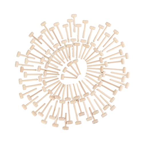 Mini Wooden Hammers, Portable Heart Hammer Practical Improve Hand Eye Coordination for Chocolate Heart