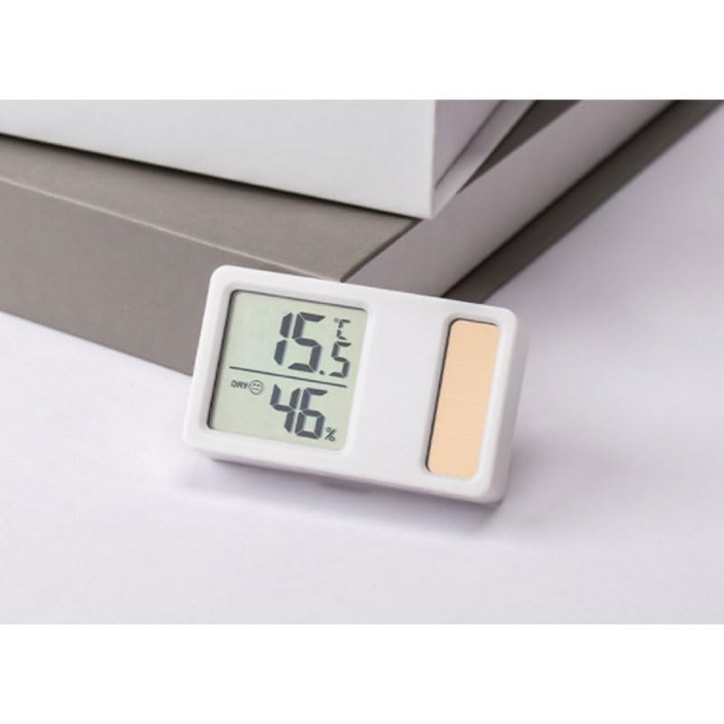 ABS Version Solar Digital Thermometer Hygrometer Household Indoor