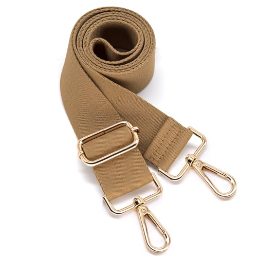 Image of S&loyoe Thickened Solid Color Purse Straps Replacement Crossbody Bag Strap Adjustable Wide Guitar Straps for Handbags 1.5inch