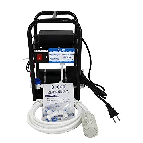 Portable ro Diaphragm booster pump module kit -Built in high & low pressure switch with Transformer for 50 75 100 GPD Reverse Osmosis water filtration unit
