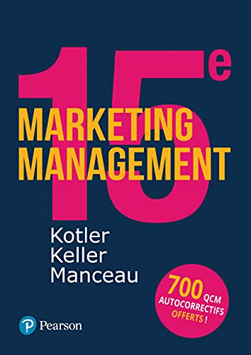 MARKETING MANAGEMENT 15E + QCM