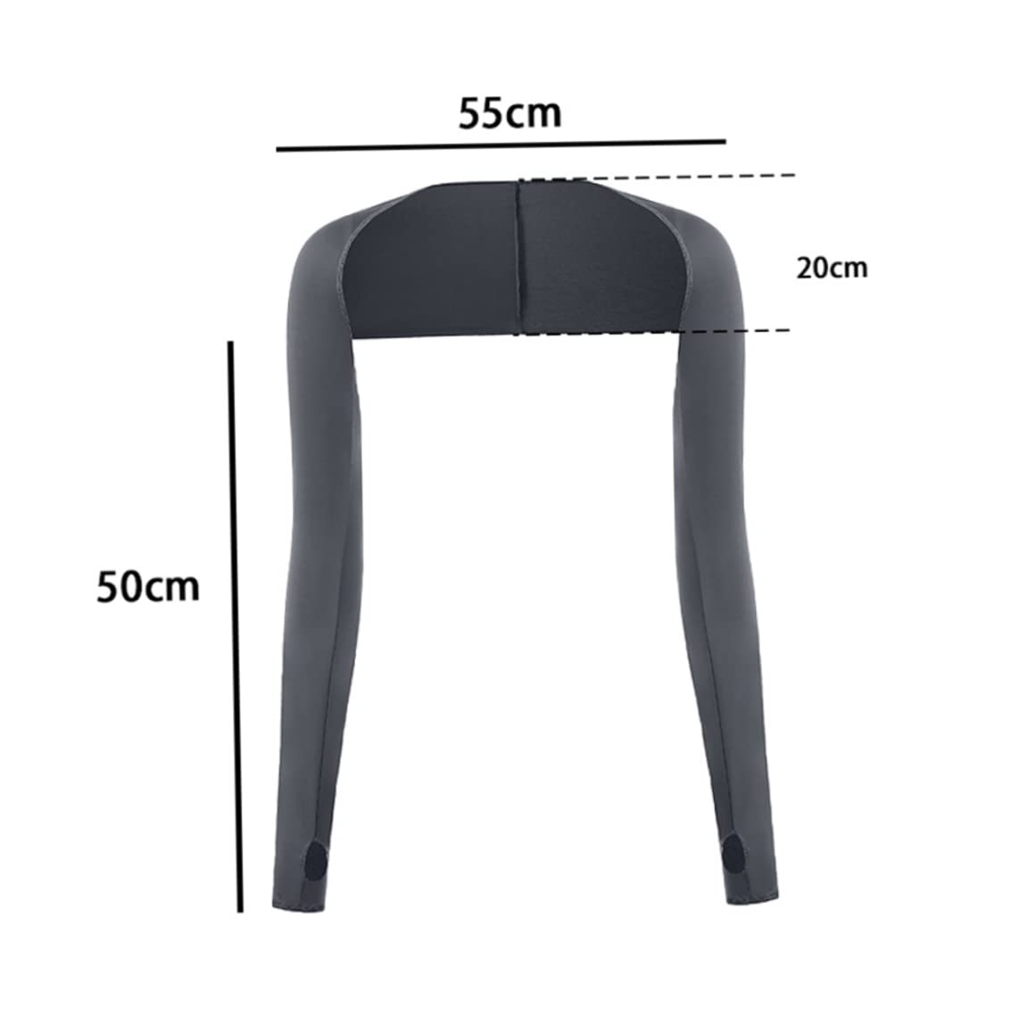 Mangas de enfriamiento para brazos | Mangas para cubrir brazos 6 piezas Brazo de enfriamiento anti ultravioleta de diferente color con orificio para los dedos para actividades al aire libre Ropa de p