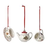 Lieferumfang: 3x Villeroy & Boch Nostalgic Ornaments Baumschmuck 