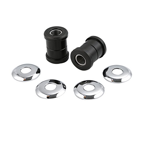 Polyurethane Handlebar Riser Bushings Damper Kit Fits For Harley Davidson Big Twin Dyna 1973-2018, Harley Davidson Sportster 1973-2003 (Style-Black) #TOP4
