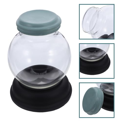 Kit de bola de nieve de cristal JUMPLAWN y resina negra 8
