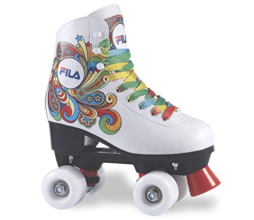 Fila Skates Bella Quads, Mujer, Blanco, 35
