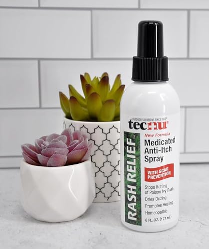 Tecnu Rash Relief Medicated Anti-Itch Spray 6 oz (Pack of 2)