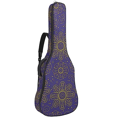Housse pour guitare acoustique – Fleurs et papillons Gris Grand étui pour guitare compatible avec la plupart des tailles de guitare, Multicolore 5., 42.9×16.9×4.7 in, Motif imprimé tendance - Les Beatles, Paul McCartney, John Lennon, RIngo Starr, George Harrison Housse pour guitare acoustique – Fleurs et papillons Gris Grand étui pour guitare compatible avec la plupart des tailles de guitare, Multicolore 5., 42.9x16.9x4.7 in, Motif imprimé tendance